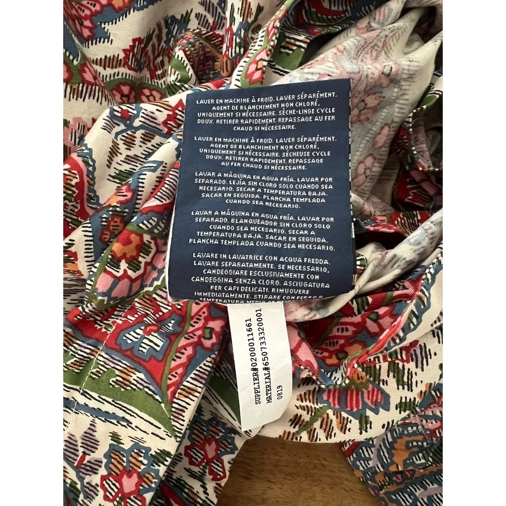 Ralph Lauren Norwich Road King Size Duvet Cover Cotton EUC Paisley‎